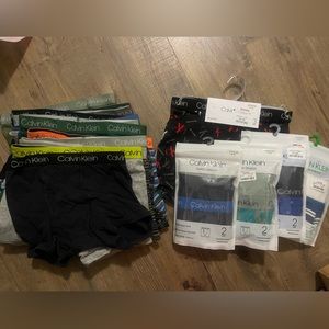 Calvin Klein 8/10 cotton boxer briefs lot